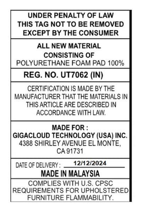 English Elm TOPMAX 6-Piece Solid Wood Dining Set with Half-Round Legs, Upholstered Bench & 4 Padded Chairs Gray SP000029AAE