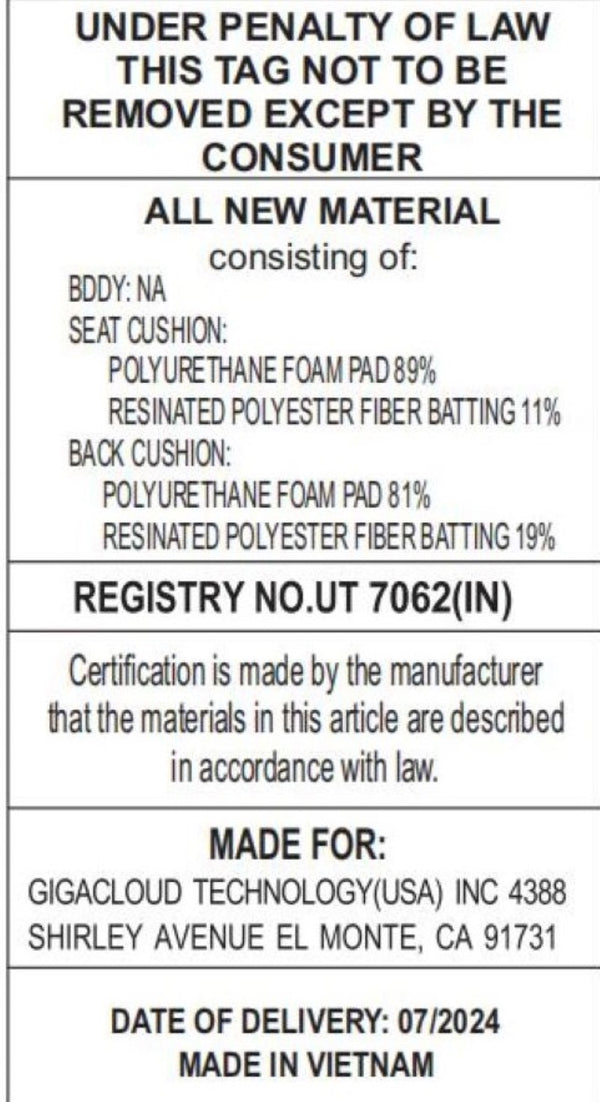 English Elm TOPMAX 7-Piece Extendable Dining Set with 12" Self-Hidden Butterfly Leaf and Upholstered Chairs, Distressed White Wire-Brushed Finish Natural SP000059AAA