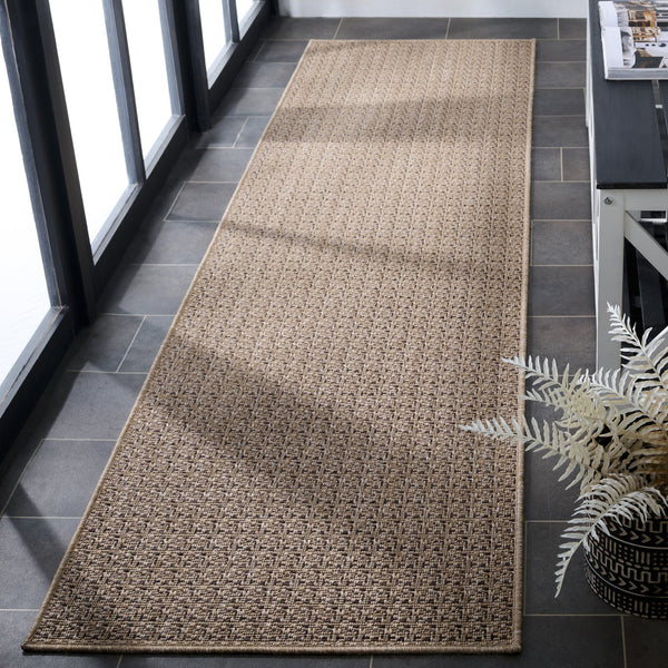 Safavieh Sisal Low-Profile Performance Rug Dark Beige/Beige — Durable, Stain-Resistant Modern Minimalist Rug 4'-0" x 6'-0" SPF110B-4