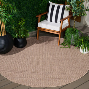 Safavieh Sisal Low-Profile Performance Rug Dark Beige/Beige — Durable, Stain-Resistant Modern Minimalist Rug 4'-0" x 6'-0" SPF110B-4