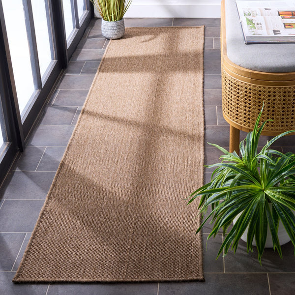 Safavieh Sisal Natural Performance Runner — Low-Profile Durable Power-Loomed Rug For High-Traffic Hallways 2'-0" x 8'-0" SPF800C-28