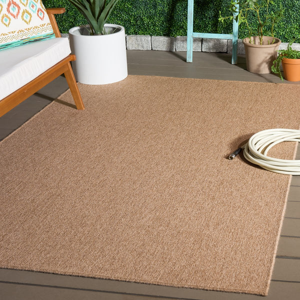 Safavieh Sisal Performance Natural Area Rug — Low‑Profile, Power‑Loomed Durability For High‑Traffic Rooms 6'-7" x 6'-7" SPF800C-7SQ
