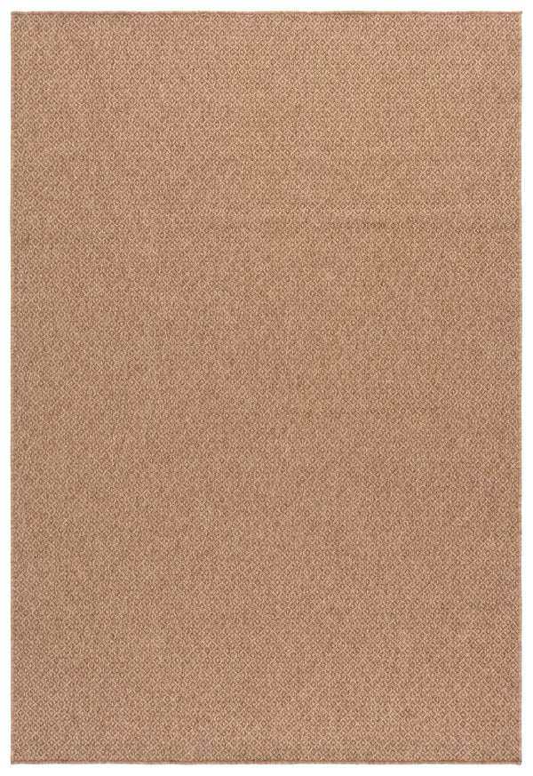 Safavieh Sisal Performance Natural Low-Profile Square Rug — Durable, Fade & Stain Resistant, Modern Texture 6'-7" x 6'-7" SPF802C-7SQ