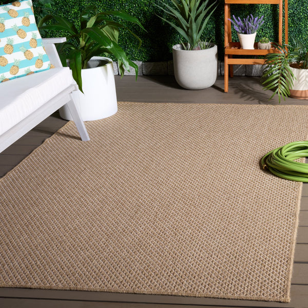 Safavieh Sisal Performance Square Area Rug In Natural Ivory — Low-Profile, Stain‑Resistant, Turkish Power‑Loomed Elegance 6'-7" x 6'-7" SPF806C-7SQ