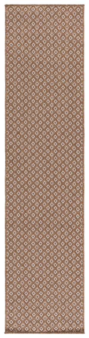 Safavieh Sisal Round Performance Rug Natural/Ivory — Low-Profile, Durable Power-Loomed Design From Turkey 6'-7" x 6'-7" SPF808C-7R