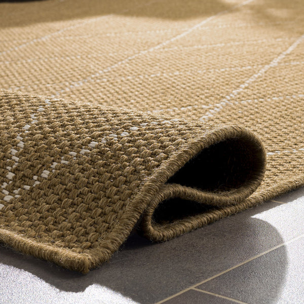 Safavieh Sisal Natural Ivory Runner Rug — Low-Profile Durable Power-Loomed Design For High-Traffic Areas 2'-0" x 8'-0" SPF812C-28