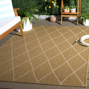 Safavieh Sisal Performance Durable Low-Profile Area Rug In Natural Ivory Tones — Stain-Resistant, Turkish Power-Loomed Elegance 5'-3" x 7'-6" SPF812C-5