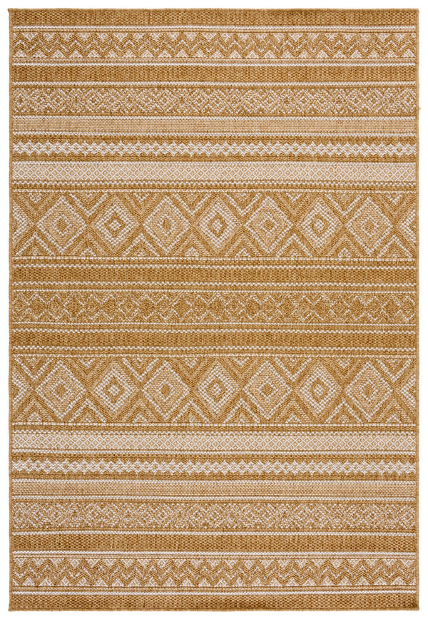 Safavieh Sisal Performance Low-Profile Natural And Ivory Area Rug — Durable, Stain-Resistant, Modern Texture Feel 4'-0" x 6'-0" SPF814C-4