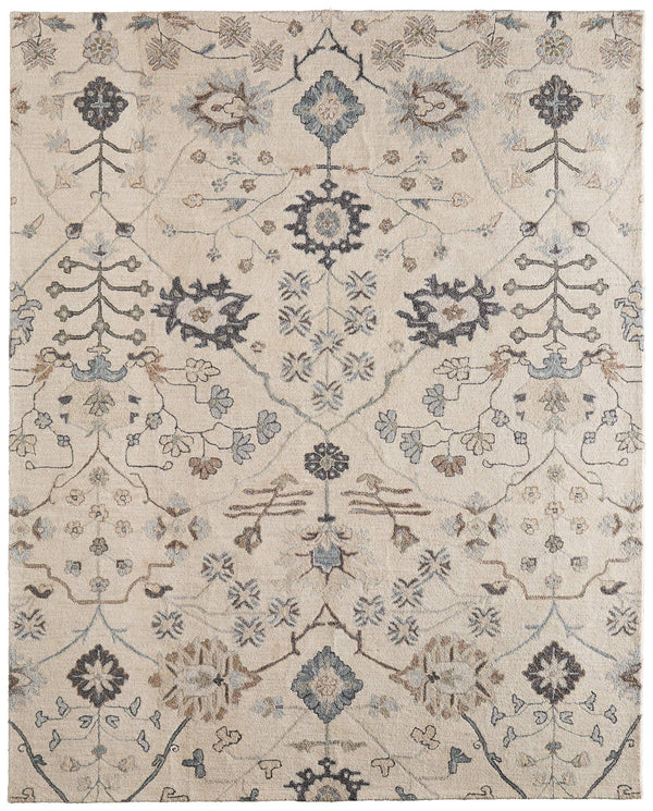 Feizy Rugs Springfield Hand-Tufted Floral Botanical Area Rug with Persian Motifs for Living Rooms 5' x 8' SPF8A48FBGE000E10