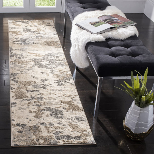 Safavieh Spirit Premium Area Rug – Elegant Taupe & Ivory Design For Contemporary Home Décor And Comfort Taupe ,Ivory 57% Polypropylene,43% Polyester Spr123a-10