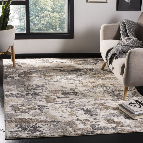 Safavieh Spirit Premium Area Rug – Elegant Taupe & Ivory Design For Contemporary Home Décor And Comfort Taupe ,Ivory 57% Polypropylene,43% Polyester Spr123a-10