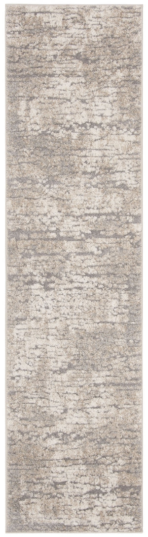 Safavieh Spirit 126 Power Loomed Contemporary Rug Taupe / Ivory 2' x 22'