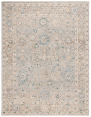 Safavieh Samarkand 122 Hand Knotted Traditional Rug IIX Grey / Gold SRK122D-9