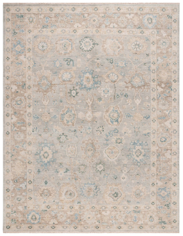 Safavieh Samarkand 122 Hand Knotted Traditional Rug IIX Grey / Gold SRK122D-9