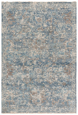 Safavieh Samarkand 126m Blue Beige Accent Rug - Luxurious 70% Wool & 30% Cotton, Perfect For Any Space Blue ,Beige 70% Wool And 30% Cotton Srk126m-2