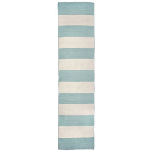 Trans Ocean Liora Manne Sorrento Rugby Stripe Indoor/Outdoor Area Rug – Hand Woven Geometric Accent For Style Blue Polyester,Acrylic Srnr8630293
