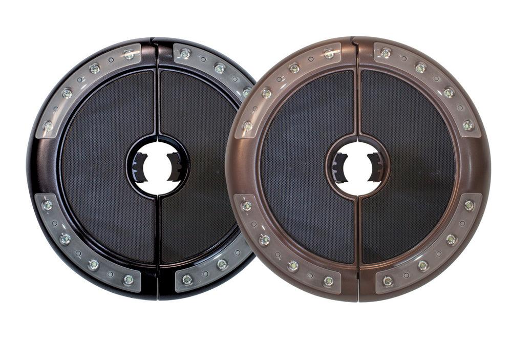 Simplyshade Luna Outdoor Umbrella Light & Bluetooth Speaker: Illuminate Evenings With Style And Sound! Bronze Bronze Ss-luna-00