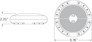 Simplyshade Luna Outdoor Umbrella Light & Bluetooth Speaker: Illuminate Evenings With Style And Sound! Bronze Bronze Ss-luna-00