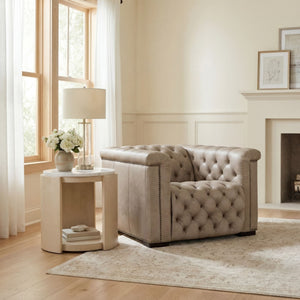 Hooker Furniture Savion Leather Power Recliner with Tufted Upholstery and Adjustable Headrest Support SS434-P1-082