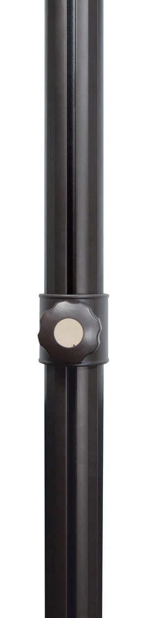 Simplyshade Skye 8.6' Square Outdoor Umbrella With Cross Bar Stand – Elevate Your Backyard Comfort And Style Henna Black Ssag5a-86sq-09/R8807