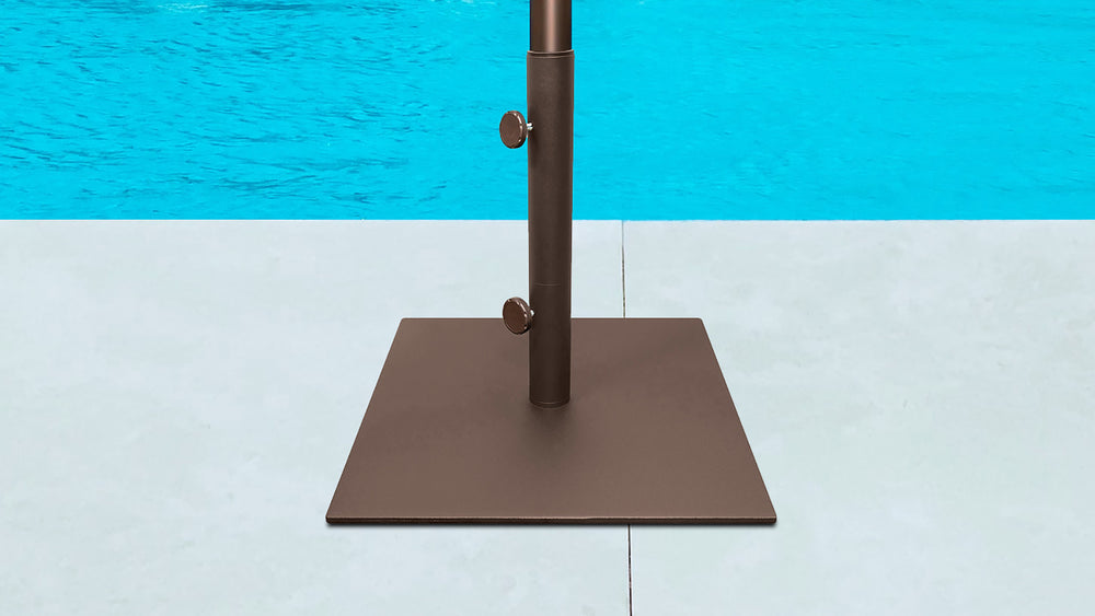 Simplyshade Madura 35lb Steel Umbrella Base – Elevate Your Outdoor Style With Sleek Design For Al Fresco Dining Black Black Ssbs359