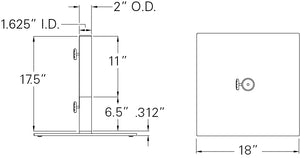 Simplyshade Madura 35lb Steel Umbrella Base – Elevate Your Outdoor Style With Sleek Design For Al Fresco Dining Black Black Ssbs359