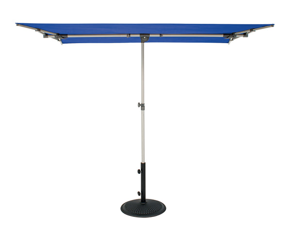 Simplyshade Capri 4.95' X 6.93' Rectangle Balcony Umbrella – Create Your Perfect Outdoor Retreat Today! Ocean Blue Platinum Ssbu-5x7rt-5t/P034