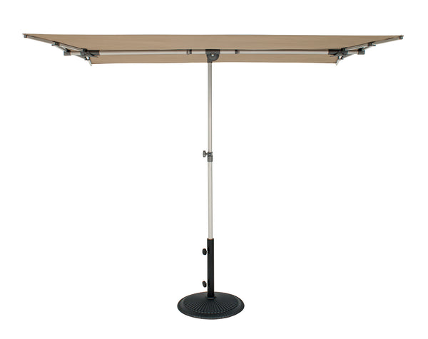 Simplyshade Capri 4.95' X 6.93' Rectangle Balcony Umbrella – Create Your Perfect Outdoor Retreat Today! Antique Beige Platinum Ssbu-5x7rt-5t/P071