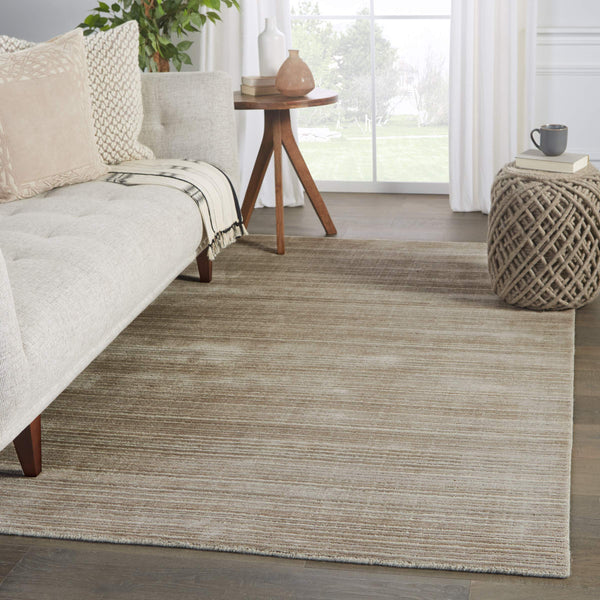 Jaipur Living Jaipur Living Hand-loomed Wool Rayon Area Rug Warm Gradient Tones for Modern Rooms Light Taupe 10'X14' RUG148714