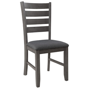 English Elm Trexm Six Person Rustic Rubberwood Dining Set with Linen Chairs and Bench Included ST000052AAE-2026