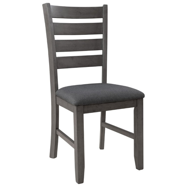 English Elm Trexm Six Person Rustic Rubberwood Dining Set with Linen Chairs and Bench Included ST000052AAE-2026