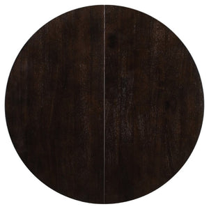 English Elm Trexm Farmhouse Round Extendable Dining Set Acacia Veneer Table with 4 Nailhead Chairs Espresso ST000074AAP--2026