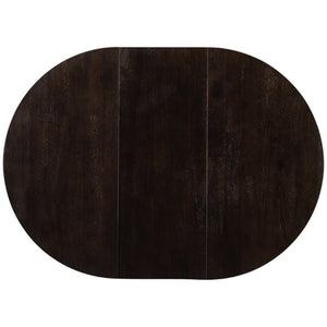 English Elm Trexm Farmhouse Round Extendable Dining Set Acacia Veneer Table with 4 Nailhead Chairs Espresso ST000074AAP--2026
