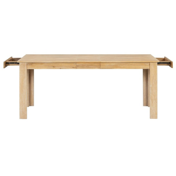 English Elm Trexm Farmhouse Acacia Wood Extendable Dining Set Seats Eight with Storage Drawers ST000082AAN-2026