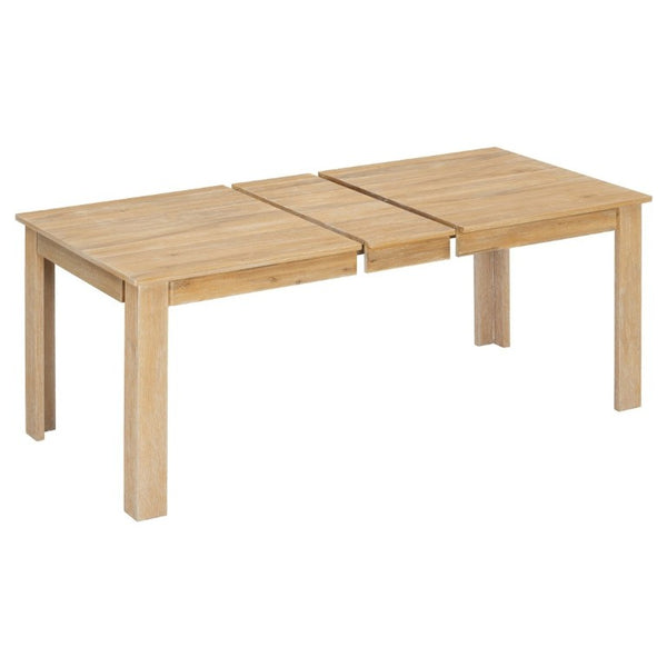 English Elm Trexm Farmhouse Acacia Wood Extendable Dining Set Seats Eight with Storage Drawers ST000082AAN-2026