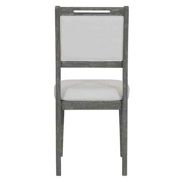 English Elm Trexm Six Piece Retro Dining Set Rubberwood Trestle Table Four Chairs Bench Seats Gray ST000127AAE
