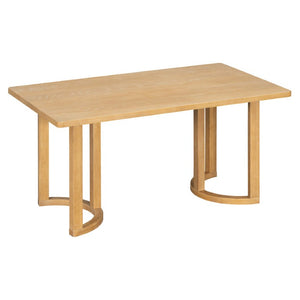 English Elm Trexm Seven Piece Farmhouse Dining Set with Oak Veneer Table and Barrel Back Chairs ST000161AAN