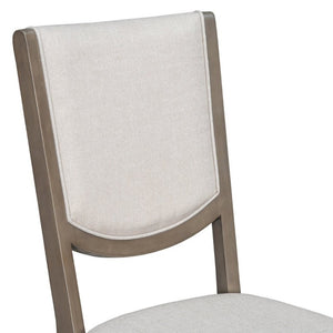 English Elm Trexm Extendable Oak Veneer Dining Set with Six Upholstered Curved Back Chairs Espresso ST000162AAP