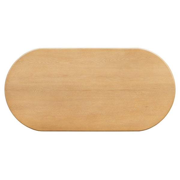 English Elm Trexm Oval Oak Veneer Dining Table Set Seating Six with Upholstered Chairs Pedestal Base ST000165AAN