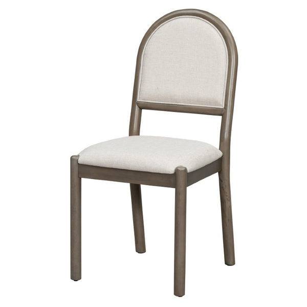 English Elm Trexm Oval Oak Veneer Dining Set Seats Six with Fluted Pedestal Base and Upholstered Chairs ST000165AAP