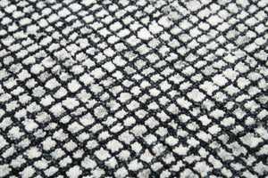 Alora Decor Storm Hand-Tufted Wool Runner 2'6"X8' – Black & White Tweed Texture, Durable Cozy Cushioning For Hallways STMST100106932608