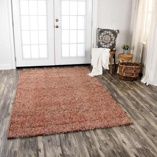 Alora Decor Storm Hand-Tufted Wool Rug In Rusty Red And Neutrals — Plush Space-Dyed Texture, Durable Elegance 3' x 5' STMST100200700305