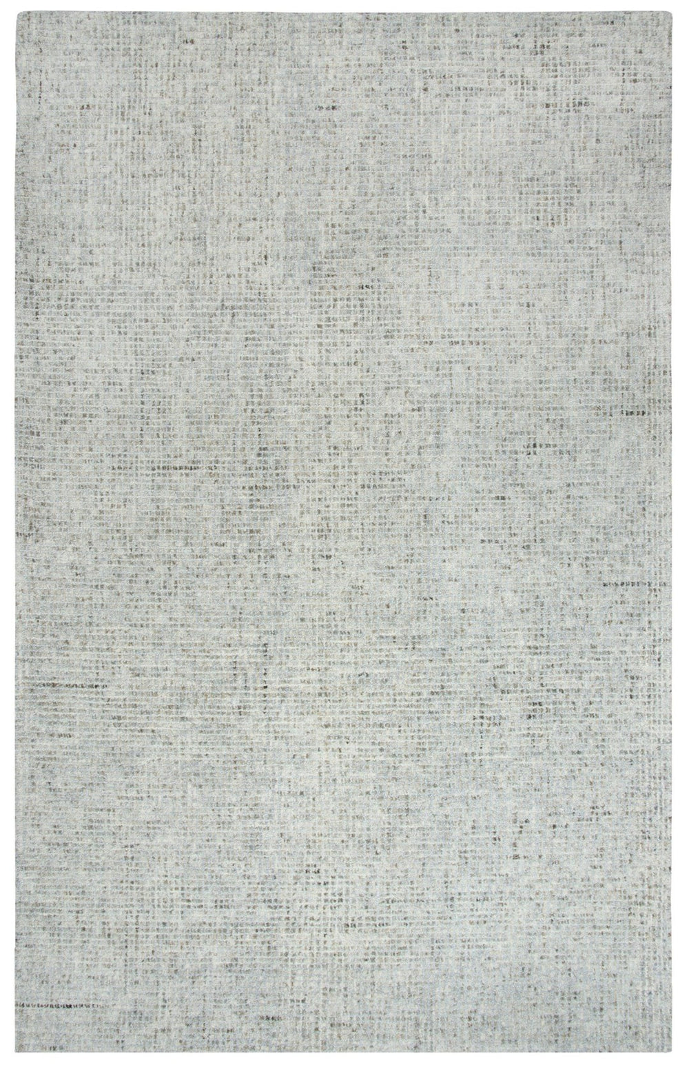 Alora Decor Storm Hand-Tufted Wool Rug In Variegated Red Loop Grid With Plush Beige & Gray Textured Pile 8' x 11' STMST100300460811