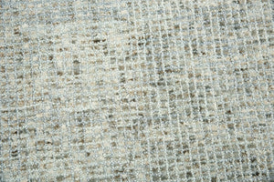 Alora Decor Storm Gray Hand-Tufted Wool Runner 2'6"X8' — Textured Storm Gray With Red Grid, Plush Durable Casual Elegance STMST100300462608