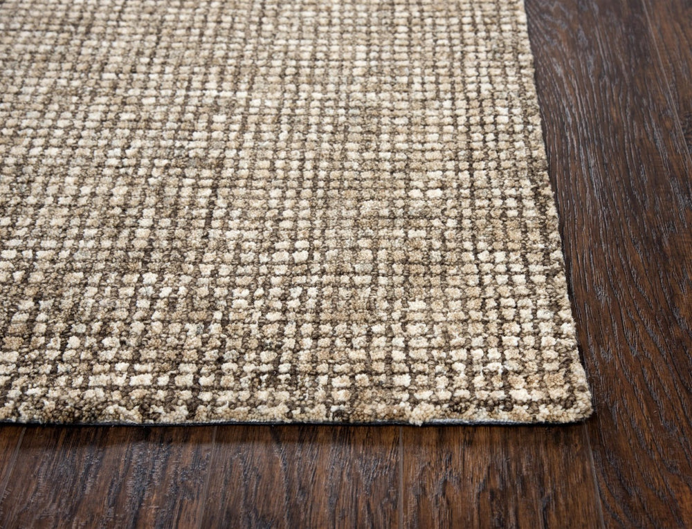 Alora Decor Storm Hand-Tufted Wool Rug In Earthy Browns — Dense Pile, Space-Dyed Texture, Durable Elegance 5' x 8' STMST100400120508