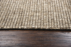 Alora Decor Storm Hand‑Tufted Wool Runner 2'6" X 8' – Space‑Dyed Browns, Dense Pile, Durable Edges For Hallways STMST100400122608
