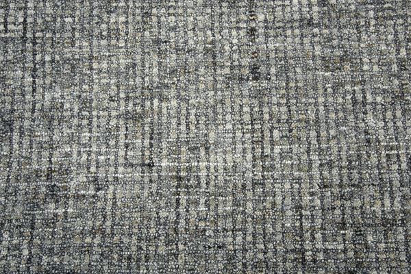 Alora Decor Storm Hand-Tufted Gray Wool Rug With Tweed Texture — Durable, Soft Casual Style For Living Spaces 10' x 13' STMST1005DR000113