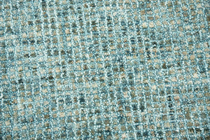 Alora Decor Storm Hand-Tufted Geometric Wool Rug In Calming Teal And Blue — Textured, Durable, Low-Profile 3' x 5' STMST100600890305