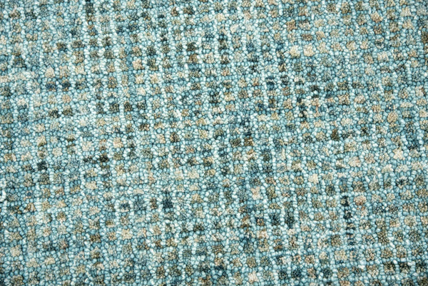Alora Decor Storm Hand-Tufted Geometric Wool Rug In Calming Teal And Blue — Textured, Durable, Low-Profile 3' x 5' STMST100600890305