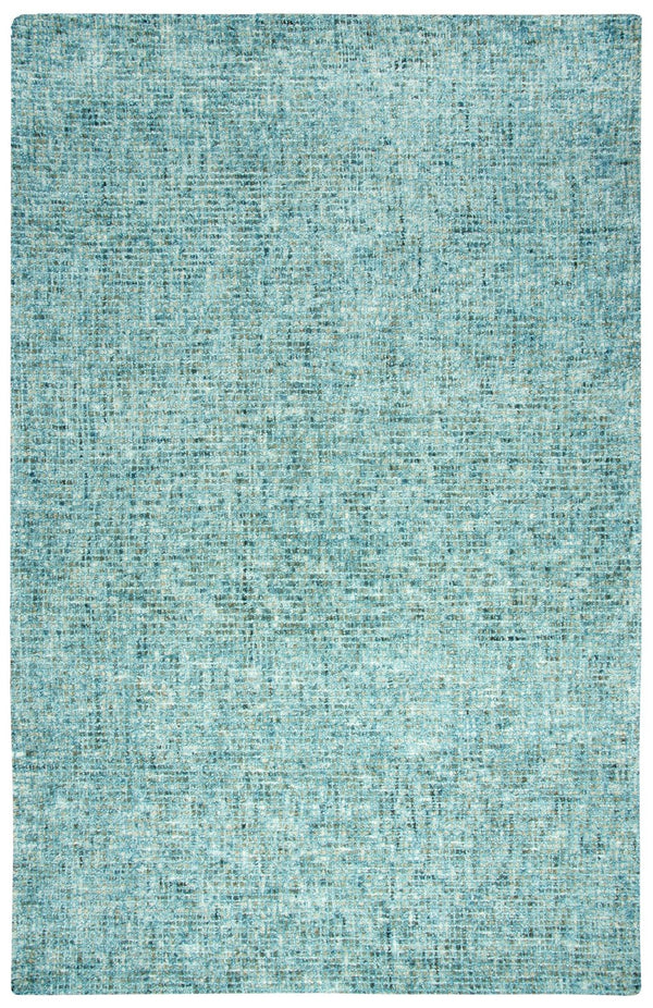Alora Decor Storm Hand-Tufted Geometric Wool Rug In Calming Teal And Blue — Textured, Durable, Low-Profile 3' x 5' STMST100600890305